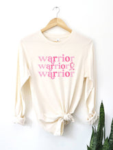Load image into Gallery viewer, Breast Cancer Warrior Long Sleeve Graphic Tee