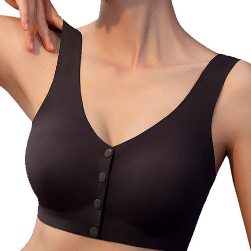 Mastectomy Bra Front Closure with Prosthetic Pockets