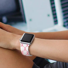Load image into Gallery viewer, Pink Ribbon Apple Watch Band