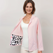 Load image into Gallery viewer, Mastectomy Recovery Hoodie with Surgical Drain Pockets Midweight