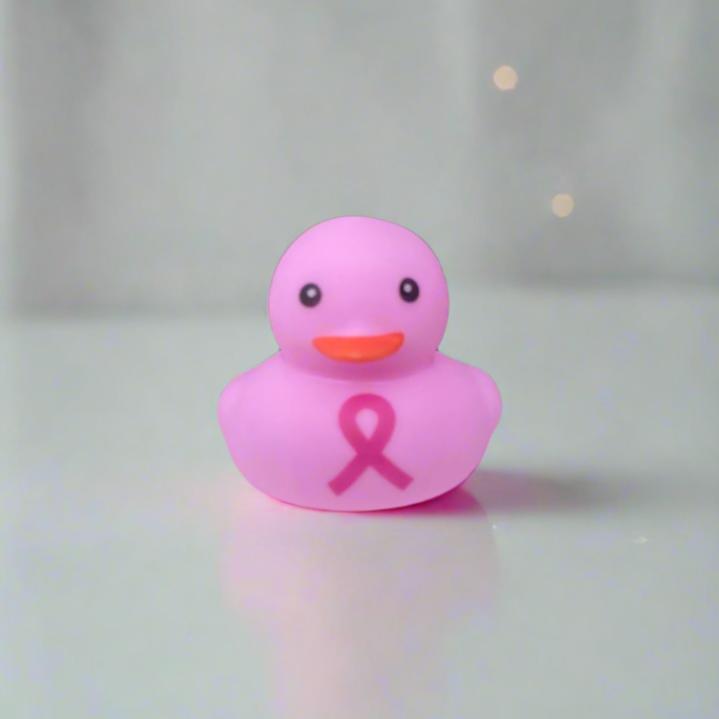 Pink Ribbon Rubber Duck