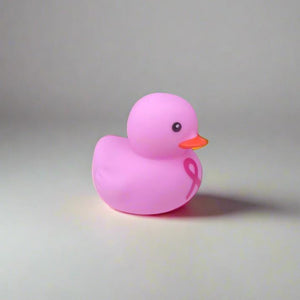 Pink Ribbon Rubber Duck