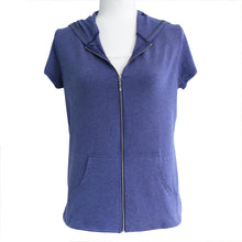 Load image into Gallery viewer, Mastectomy Hoodie with Surgical Drain Pockets Short Sleeve