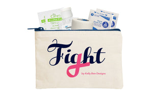 "Fight" Surgical Drain Care Kit Cosmetic Bag