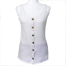 Load image into Gallery viewer, Mastectomy Recovery Button Down Tank with Surgical Drain Pockets